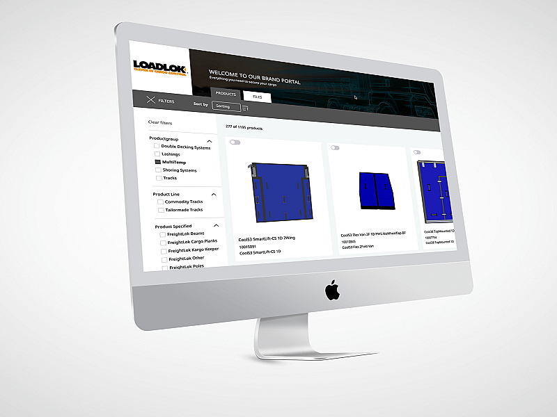 LoadLok's product catalogue